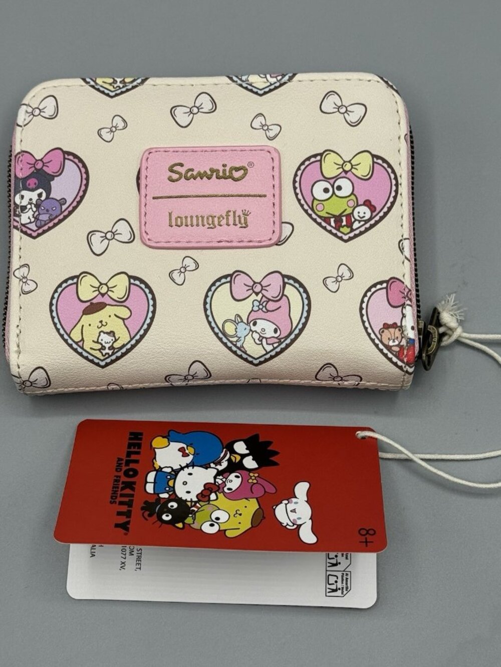 Loungefly Hello Kitty And Friends Bestie Hearts Mini Zipper Wallet NEW